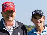 Kai Trump is ROCK BOTTOM at pro golf tournament after a sponsor invited US president's granddaughter on the back of her influencer fame... as step-dad Tiger Woods' advice fails to pay off