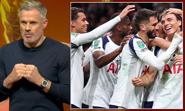 Tottenham star hits back at Jamie Carragher's scathing criticism of his game - and brands TV pundits as 'embarrassing'