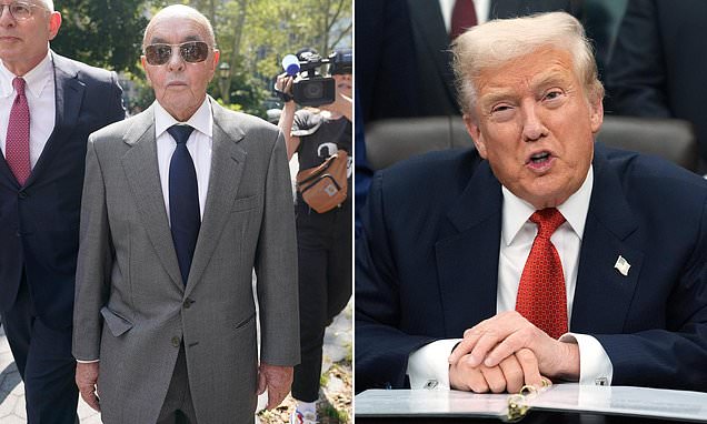 Former Tottenham owner Joe Lewis, 88, pardoned by Donald Trump - a year after British billionaire fined £4million for insider trading and conspiracy