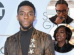 Chadwick Boseman's Hollywood A-list friends sob as tragic actor gets posthumous star... five years after cancer death