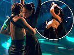 Strictly's Amber Davies and Nikita Kuzmin send fans wild with sizzling Paso Doble as her boyfriend Ben Joyce watches on - after she set the record straight on romance rumours