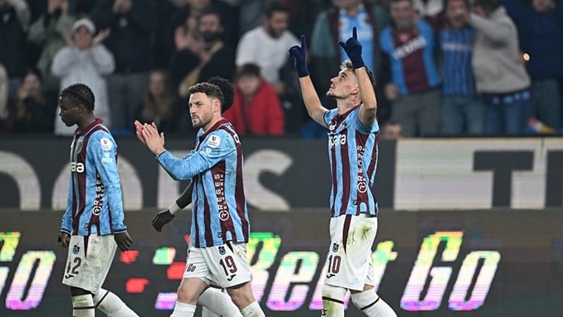 Trabzonspor geri düşse de kazanmayı bildi: İşte maçın özeti