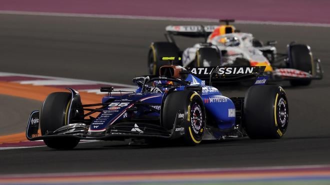Parrilla de salida del GP de Qatar, con Sainz 7º y Alonso, 8º