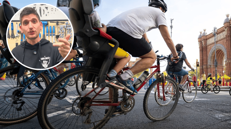 Carlos Hidalgo, mecánico de bicis, sobre el peso que aguantan estos vehículos: “En una de carretera hay más margen que en una eléctrica”