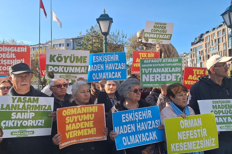 Eskişehir'de Cengiz Holding'e tepki büyük: Madene verilen 'ÇED olumlu' kararı yargıya taşınacak