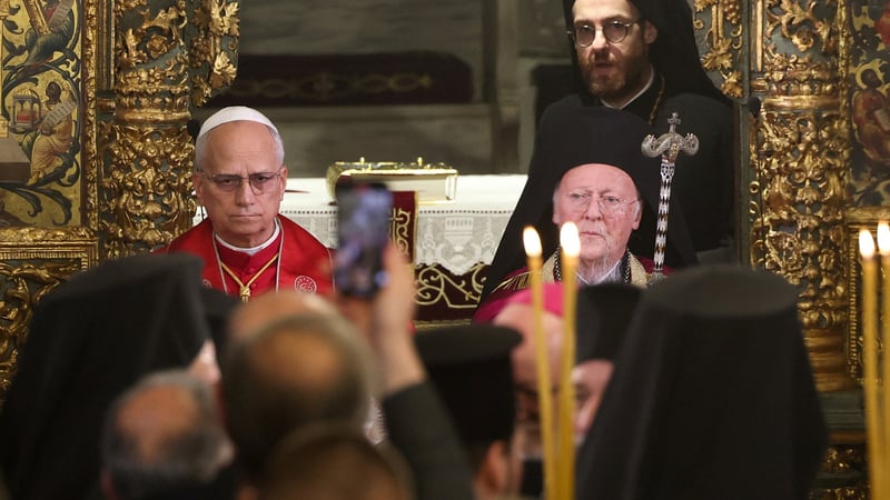 Papa 14. Leo, Fener Rum Patrikhanesi’ni ziyaret etti