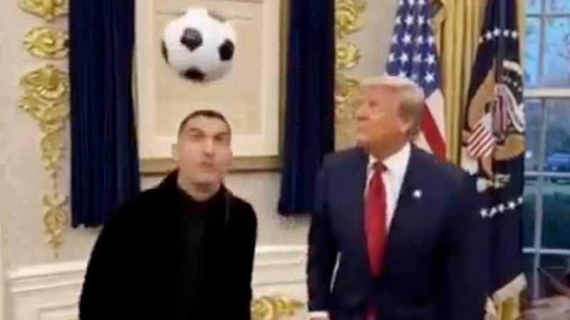 Fake-Fußball-Video zeigt Trump mit Ronaldo – und ja, ich finde das witzig
