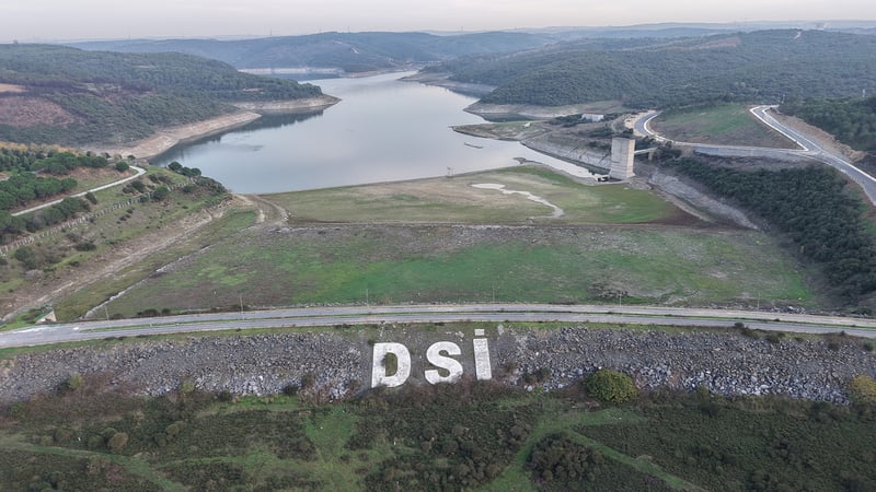 İstanbul'un barajlarındaki doluluk oranı yüzde 20'ye indi