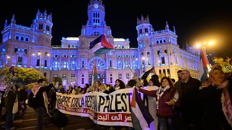 Avrupa Filistin için sokağa çıktı