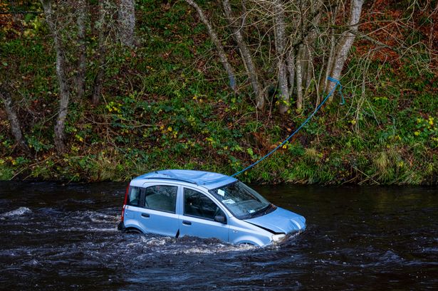 Car plunges into River Nairn after crashing off Highlands bridge