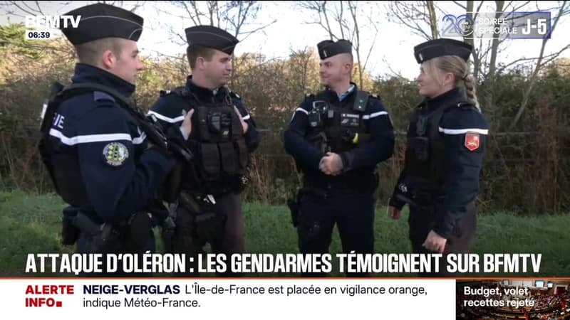 Attaque d'Oléron: les gendarmes qui ont interpellé le suspect de 35 ans témoignent pour la première fois