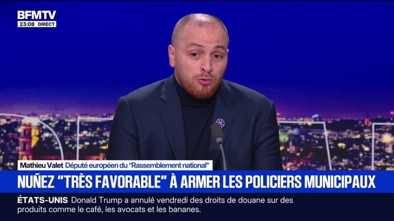 Sécurité: pour Mathieu Valet, député européen (RN), "il faut mieux former nos policiers"