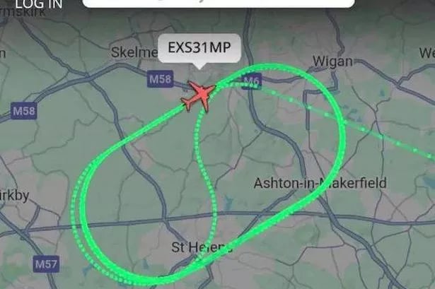Mystery as Jet2 plane spotted circling over Merseyside for more than an hour