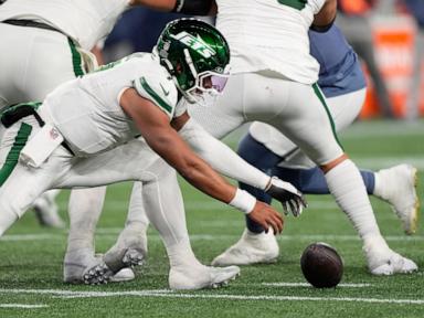 Fields runs for an early score before Jets' quarterback problems resurface in 27-14 loss to Patriots