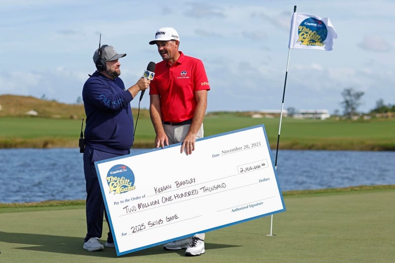 Keegan Bradley Gets His Revenge At The 2025 Skins Game