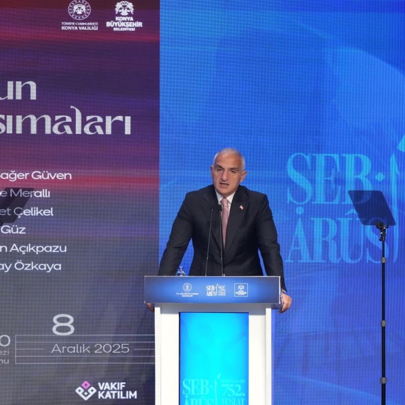 Bakan Ersoy duyurdu: Şeb-i Arûs artık dünyaya tanıtılacak