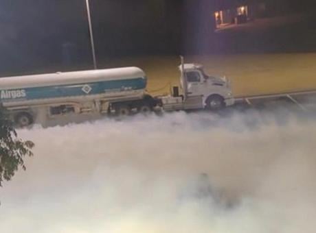 ABD'de amonyak kabusu! Tankerden sızdı, 45 kişiyi hastanelik etti