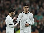 Cristiano Ronaldo set for World Cup BAN: Portugal star sees red for violent elbow on Ireland opponent in extraordinary meltdown - and now faces nervous wait over length of suspension