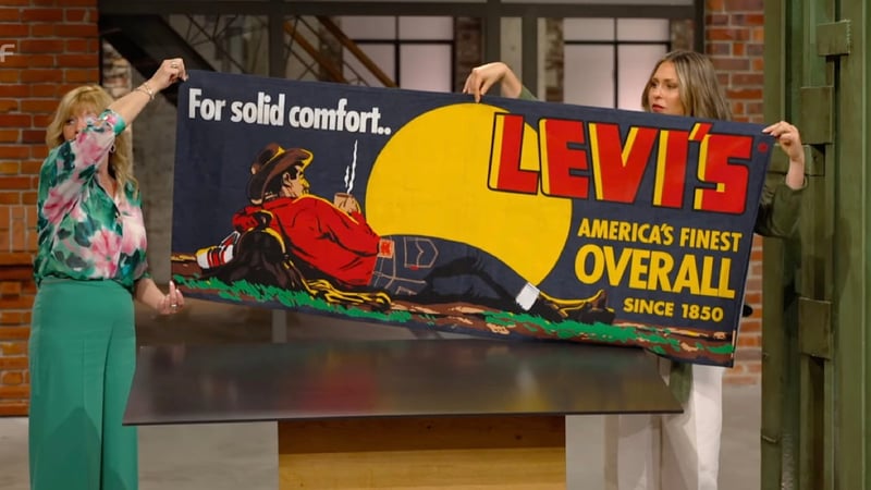 „Bares für Rares“ am 13. November - Werbebanner einer Jeans-Marke wird unterschätzt