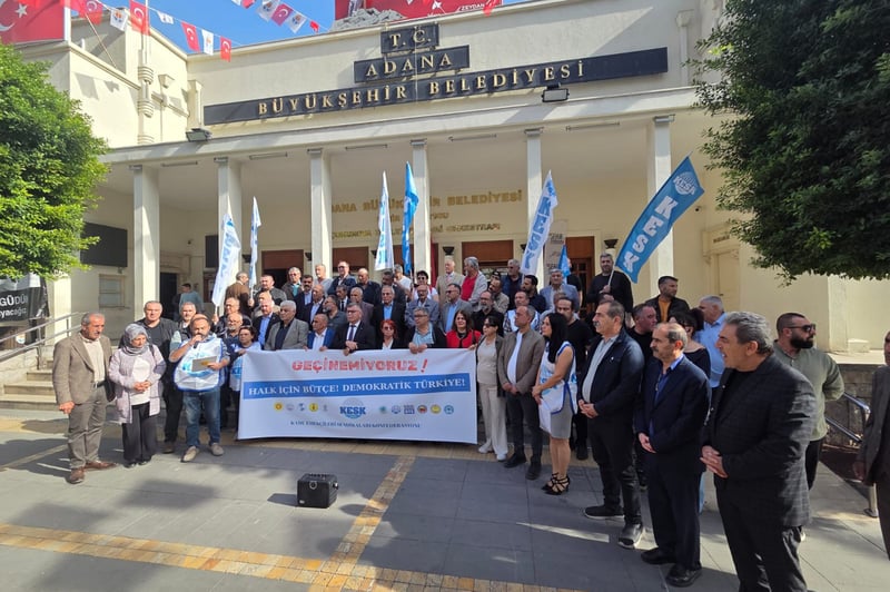 Adana'da "Halk için bütçe" mitingi düzenlenecek