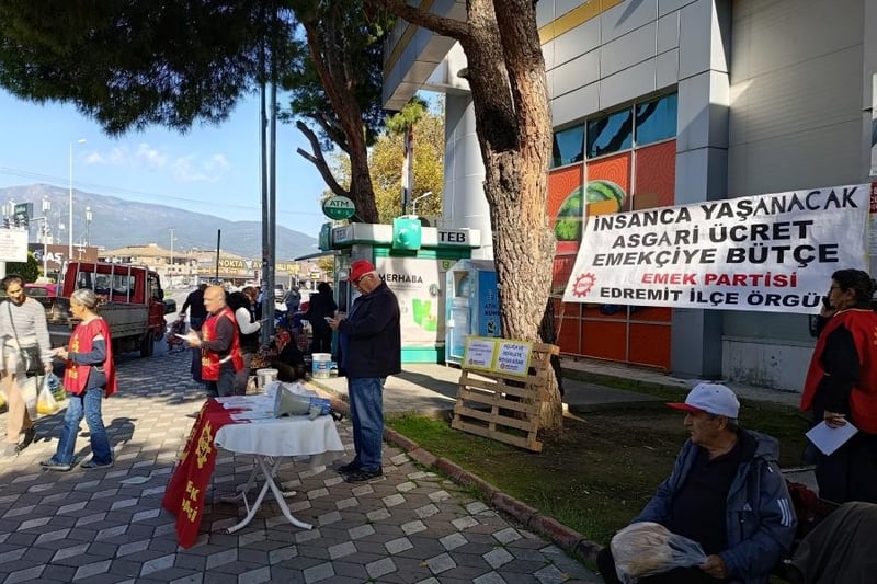 Balıkesir’de "Ekmek Toprak Adalet" mitingi: Biz bu düzeni kabul etmiyoruz