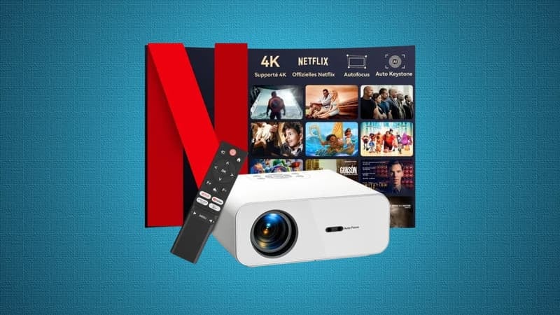 Cdiscount affiche une promo qui réchauffe le cœur sur ce vidéoprojecteur certifié Netflix