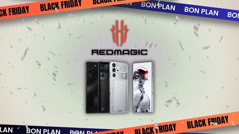 Ne résistez pas à l'appel du jeu vidéo, le Redmagic 10S Pro est en promotion Black Friday