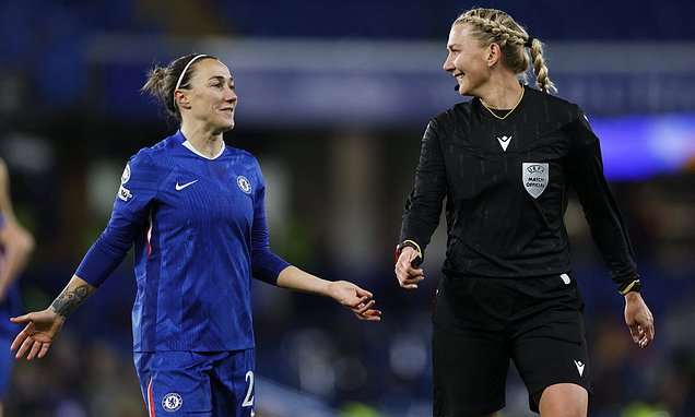 BBC forced to apologise after lights go out at Stamford Bridge during coverage of Chelsea's key Champions League clash with Barcelona