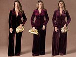 SPOT THE DUPE: One of these velvet suits is just £57, and one costs £2,480. Can you tell which is which?