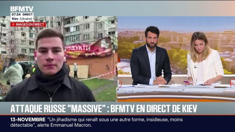 Attaque massive russe à Kiev: le bilan provisoire s'alourdit à trois morts