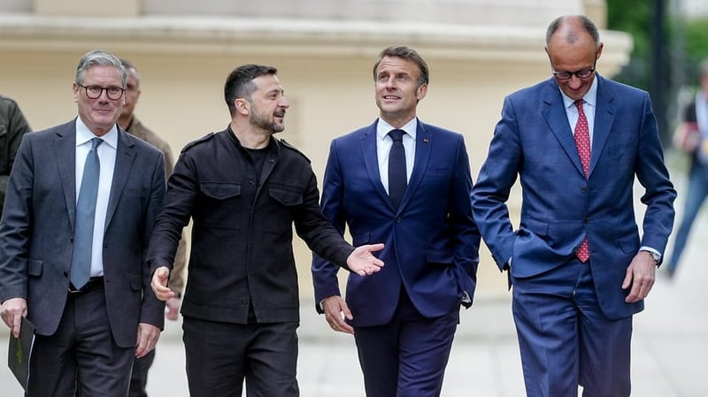 +++ Ukraine-Krieg +++: Merz, Macron und Starmer wollen mit Selenskyj telefonieren