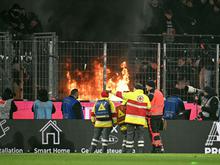Fußball-Bundesliga: Brand im Frankfurter Fanblock nach Auswärtssieg in Köln