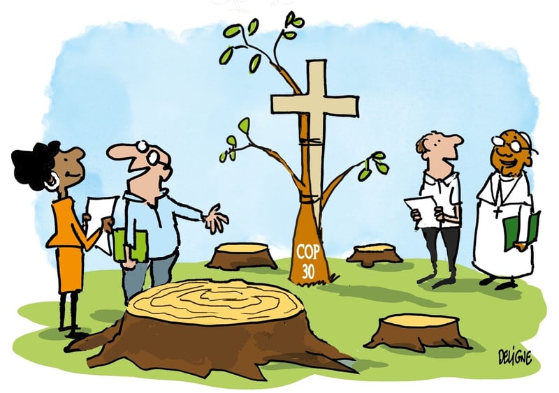 « Être là ensemble, ça me redonne de l’espérance » : à la COP30, une représentation inédite de l’Église