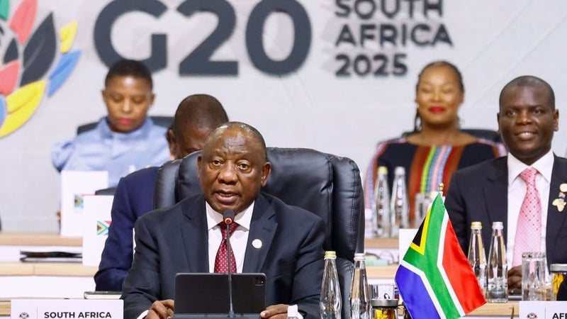 G20 in Südafrika: Ramaphosa wirbt für gemeinsame Lösung globaler Probleme
