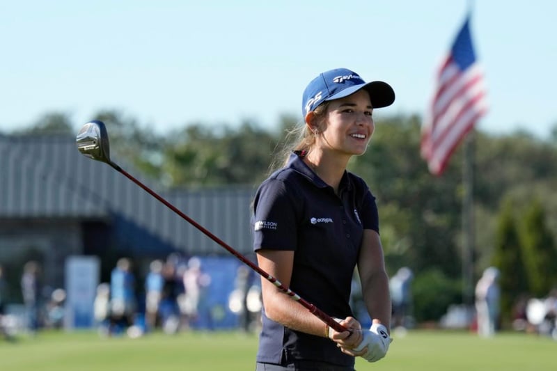 La nieta de Trump, última en su debut en el LPGA Tour tras la primera ronda