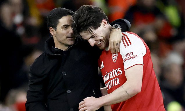 Mikel Arteta makes bold claim over star man Declan Rice after midfielder delivered man-of-the-match display against Bayern Munich