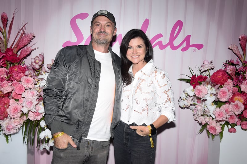 ‘90210’ exes Tiffani Thiessen and Brian Austin Green reunite 30 years after jealousy-fueled romance