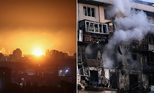 Putin rains fire on Kyiv in one of the biggest missile and drone attacks in months, targeting energy plants and residential areas