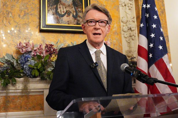 Peter Mandelson spotted peeing in public as he's stripped of honour