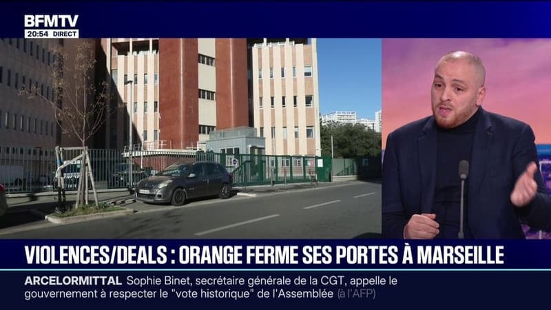 Orange ferme un site à cause du narcotrafic: pour Matthieu Valet (RN), "Marseille est déjà mexicanisée"