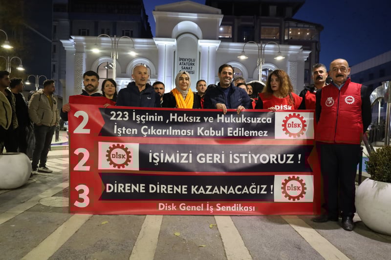 Van’da kayyımın işten attığı 223 işçi, 115 gündür direniyor: "İşimizi geri istiyoruz"