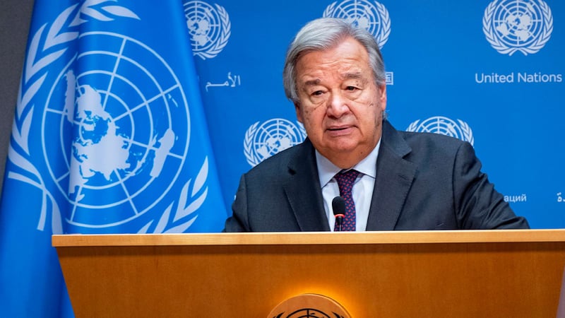 Appell auf Weltklimakonferenz - Guterres fordert Verdreifachung der Klimahilfen