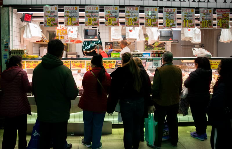 La inflación de los alimentos se acelera al 2,8%, cuatro décimas más, en la antesala de la Navidad