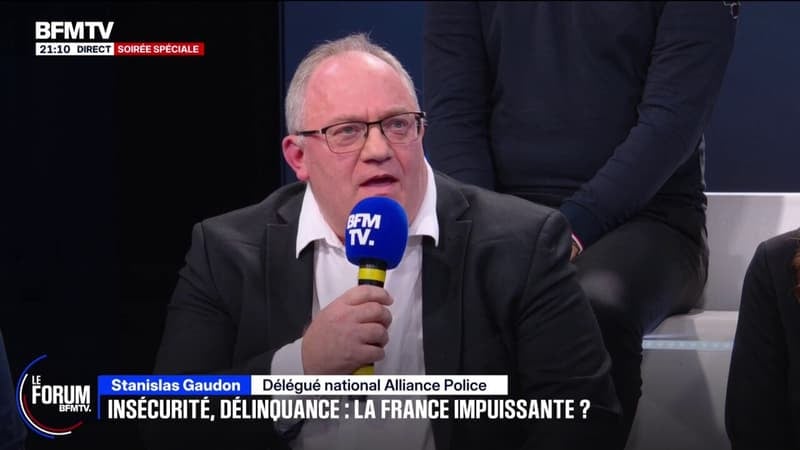 FORUM BFM - "Les policiers ne pourront pas tout résoudre", déclare Stanislas Gaudon, délégué national Alliance Police