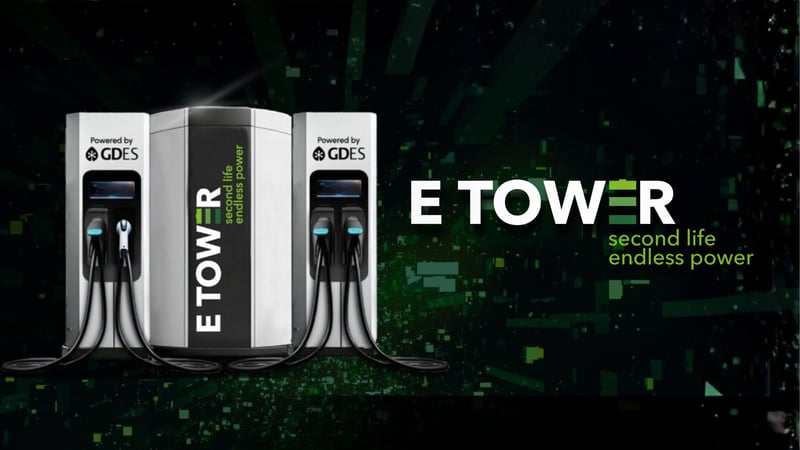 Zeleros y GDES crean un cargador de coches con baterías recicladas