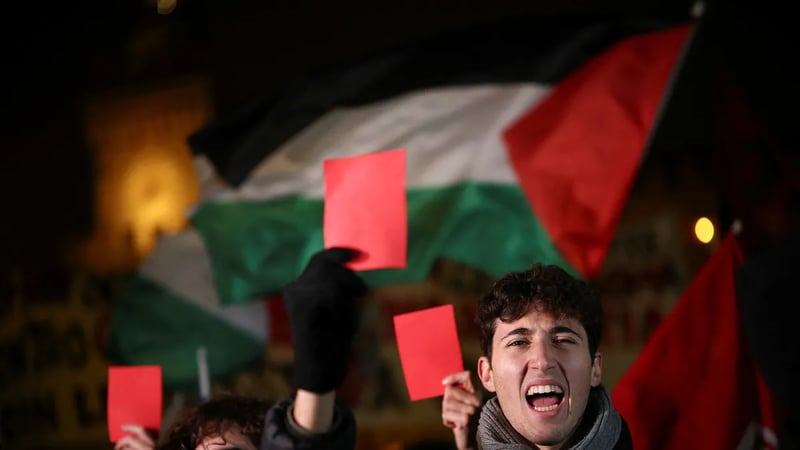 İtalya'da sokaklar katil İsrail yüzünden karıştı!