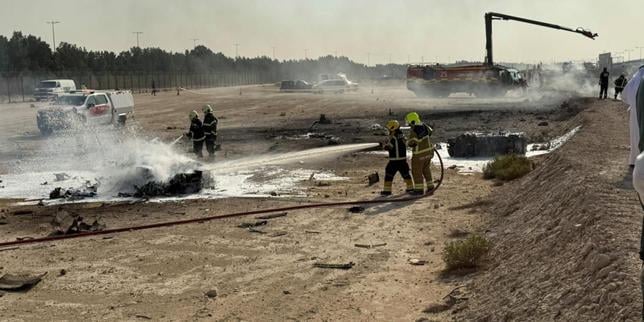 Un pilote tué dans l’accident d’un avion de chasse indien au salon aéronautique de Dubaï