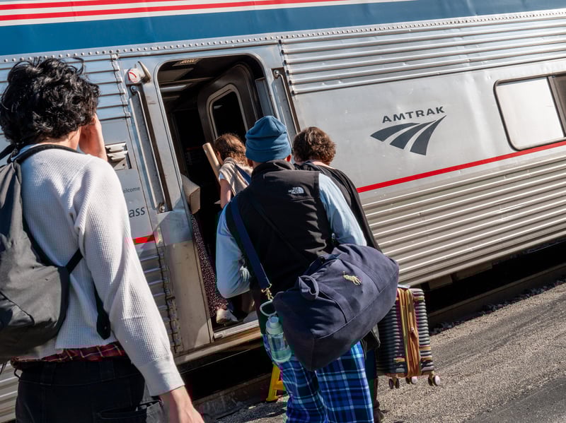 Flying isn't the only way to travel. Here's what to know about taking the train this holiday season.