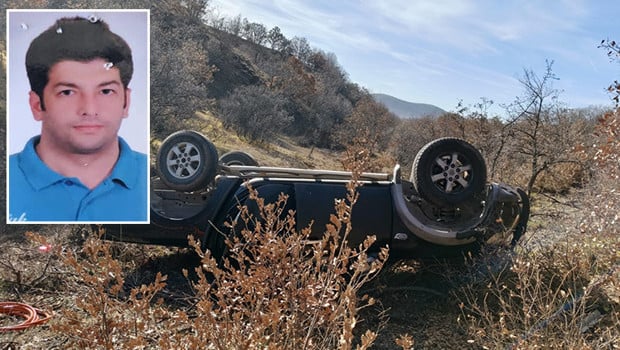 Kayıp olarak aranan öğretmen, devrilen kamyonette ölü bulundu