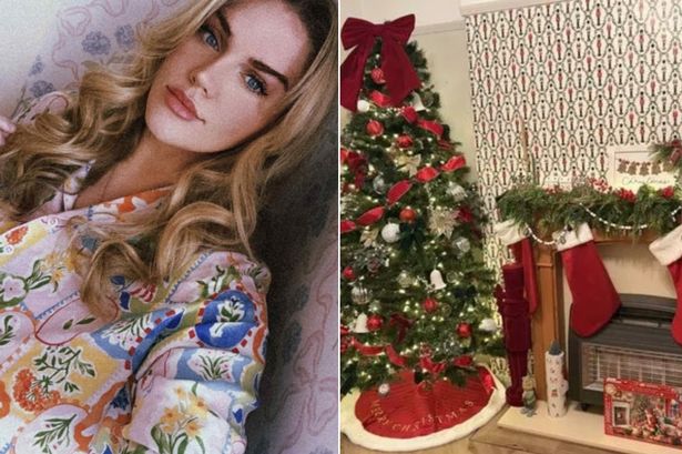 Clever mum turns lounge into Santa's Grotto for just £8 using TK Maxx trick